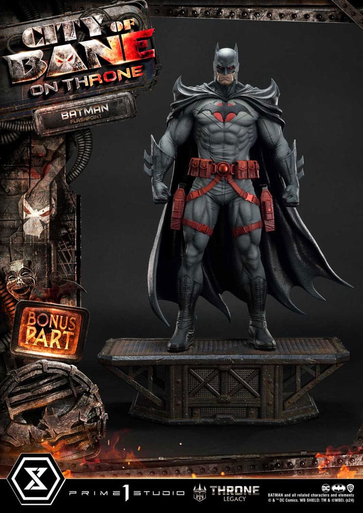 DC Comics statuette 1/4 Throne Legacy Collection Flashpoint Batman Bonus Version 60 cm