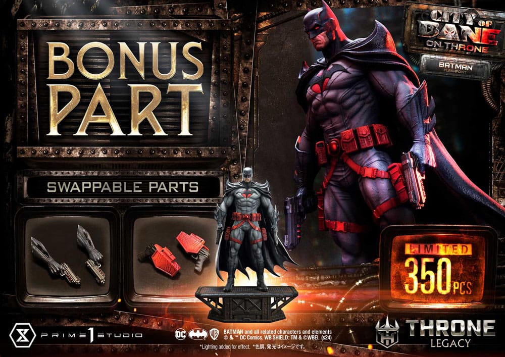 DC Comics statuette 1/4 Throne Legacy Collection Flashpoint Batman Bonus Version 60 cm