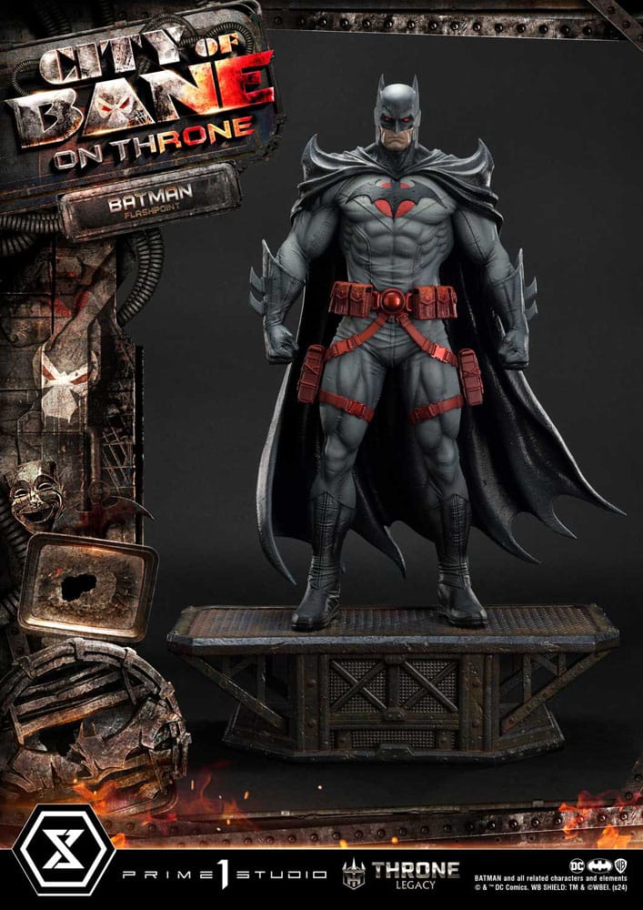 DC Comics statuette 1/4 Throne Legacy Collection Flashpoint Batman Bonus Version 60 cm