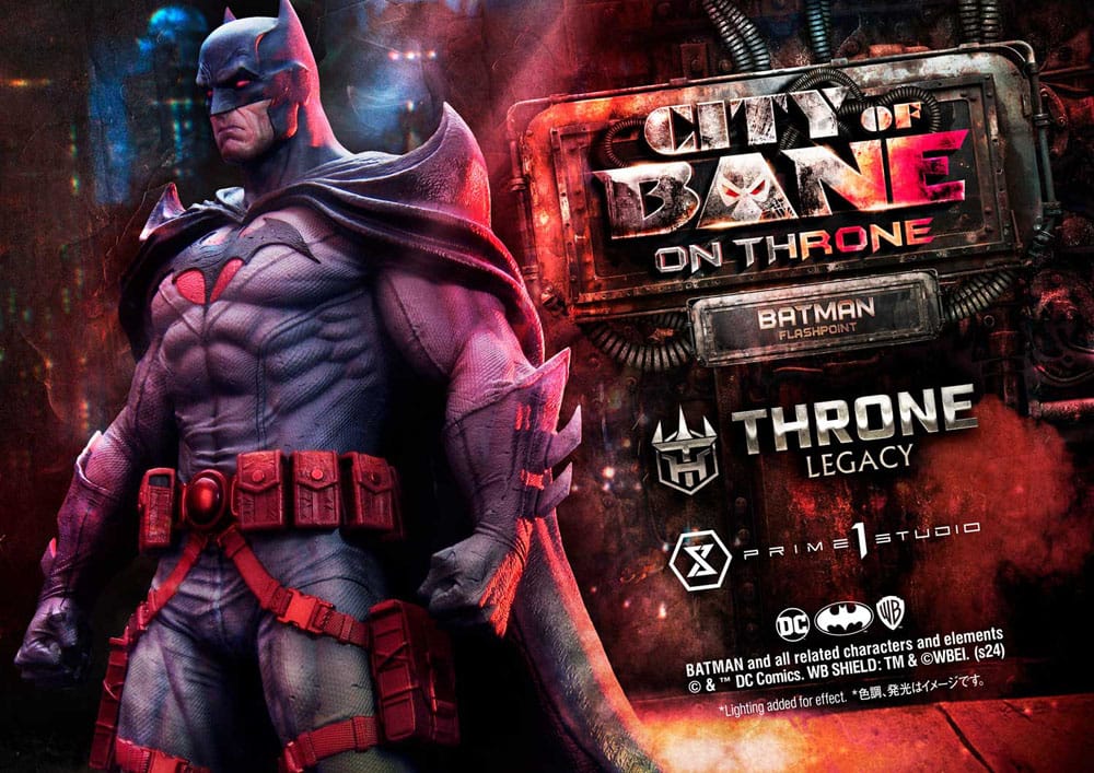 DC Comics statuette 1/4 Throne Legacy Collection Flashpoint Batman Bonus Version 60 cm