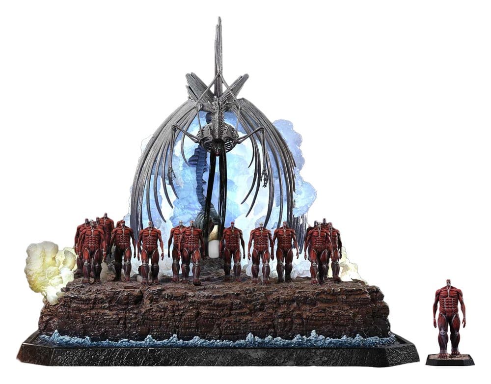 L´Attaque des Titans statuette Ultimate Diorama Masterline Series The Rumbling Bonus Version 64 cm