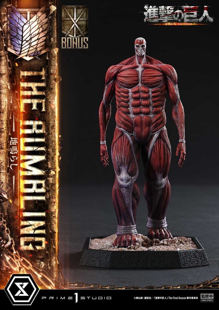 L´Attaque des Titans statuette Ultimate Diorama Masterline Series The Rumbling Bonus Version 64 cm
