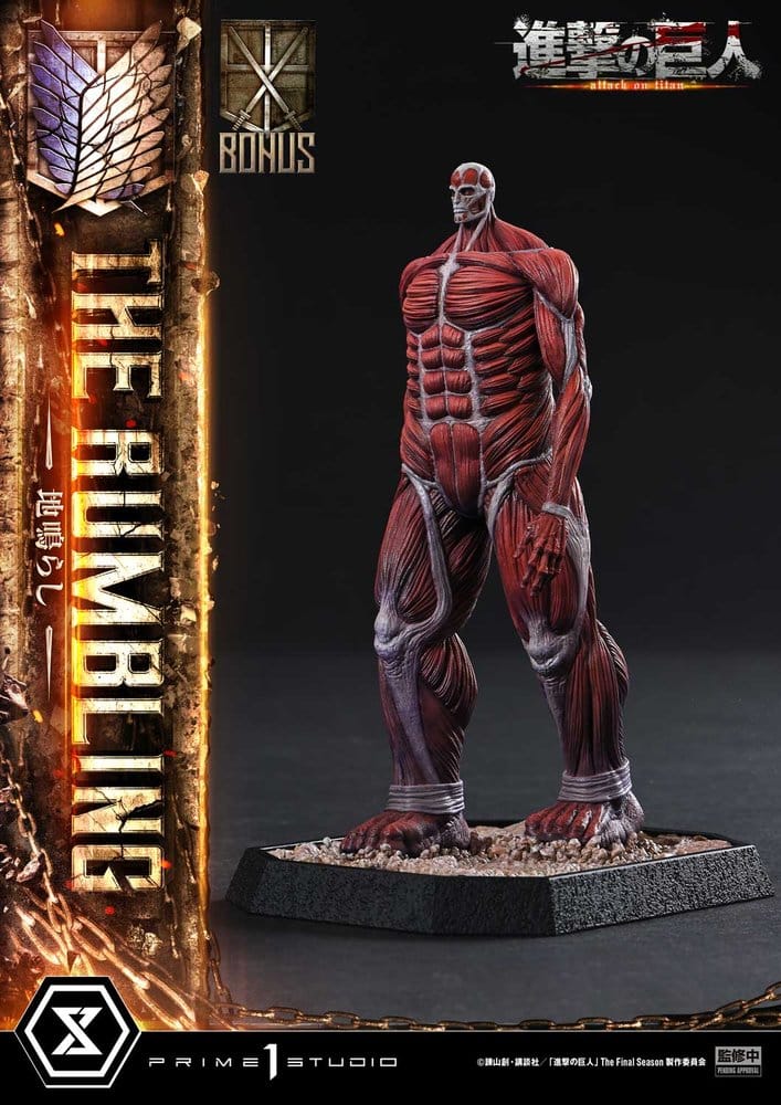 L´Attaque des Titans statuette Ultimate Diorama Masterline Series The Rumbling Bonus Version 64 cm