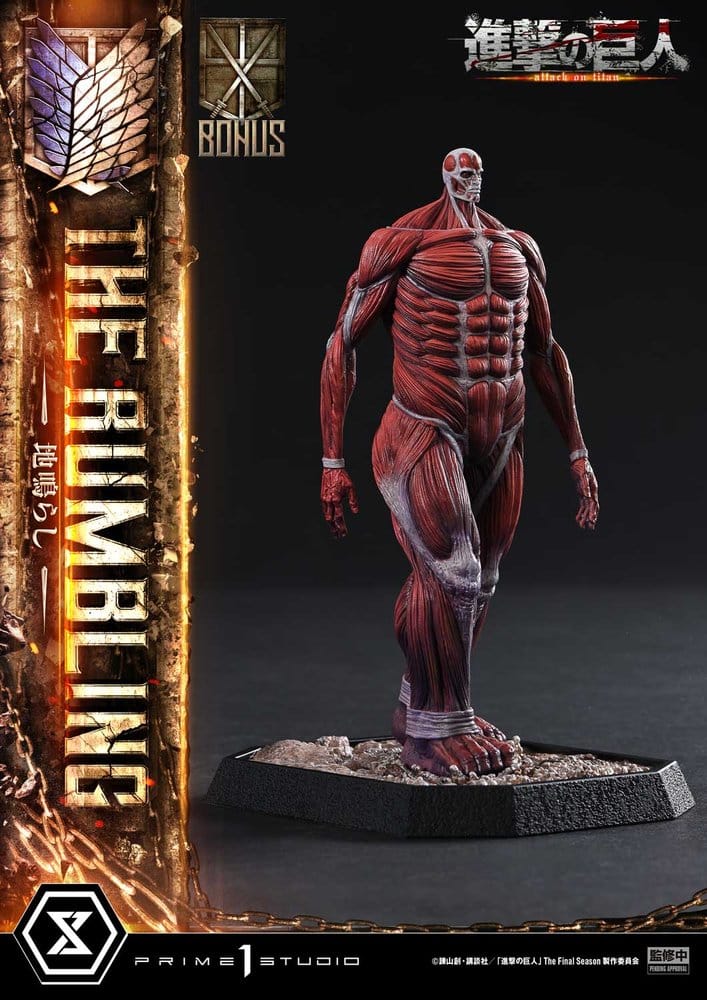 L´Attaque des Titans statuette Ultimate Diorama Masterline Series The Rumbling Bonus Version 64 cm