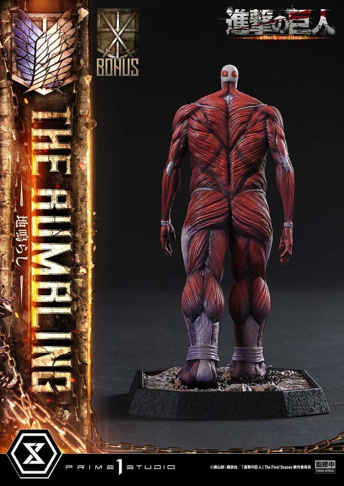 L´Attaque des Titans statuette Ultimate Diorama Masterline Series The Rumbling Bonus Version 64 cm