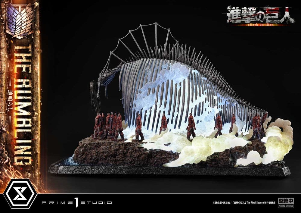 L´Attaque des Titans statuette Ultimate Diorama Masterline Series The Rumbling Bonus Version 64 cm