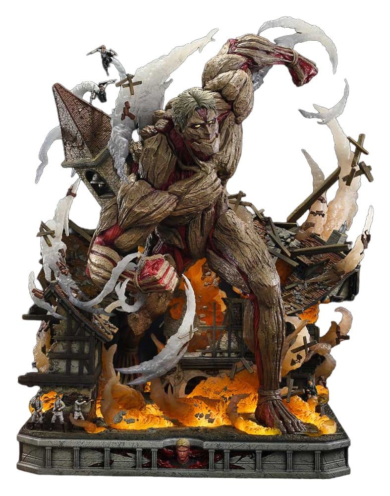 L'Attaque des Titans (TV animation) Ultimate Diorama Masterline Statue Reiner Braun Armored Titan 75 cm