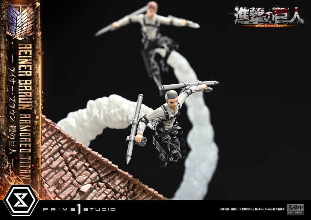 L'Attaque des Titans (TV animation) Ultimate Diorama Masterline Statue Reiner Braun Armored Titan 75 cm