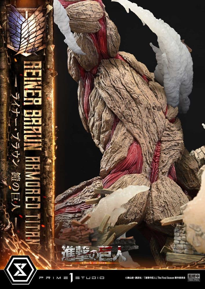 L'Attaque des Titans (TV animation) Ultimate Diorama Masterline Statue Reiner Braun Armored Titan 75 cm