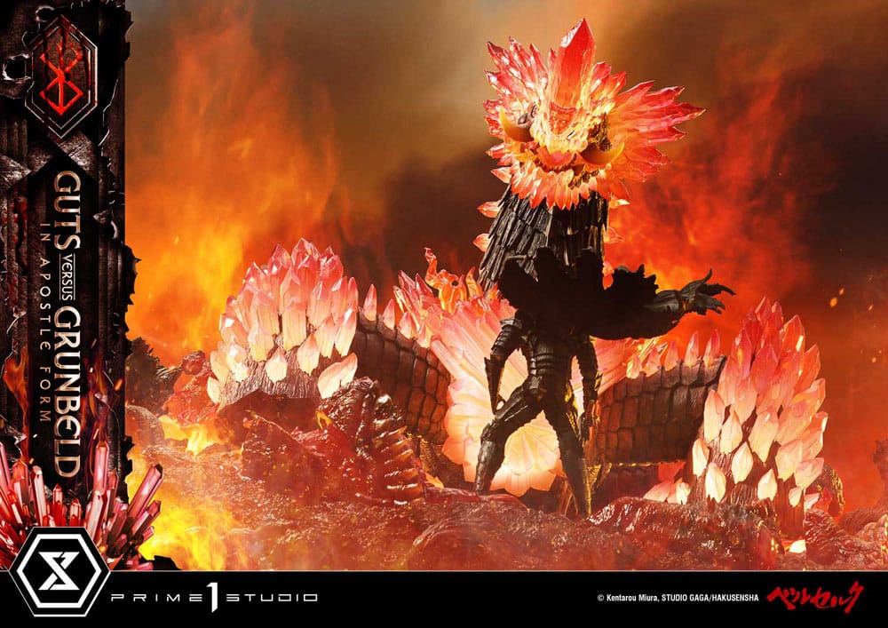 Berserk statuette Ultimate Diorama Masterline Series Berserk Guts vs. Grunbeld in Apostle Form 58 cm