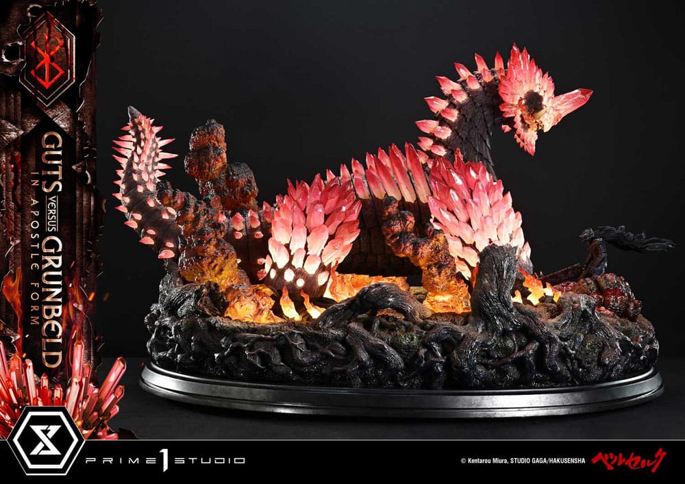 Berserk statuette Ultimate Diorama Masterline Series Berserk Guts vs. Grunbeld in Apostle Form 58 cm