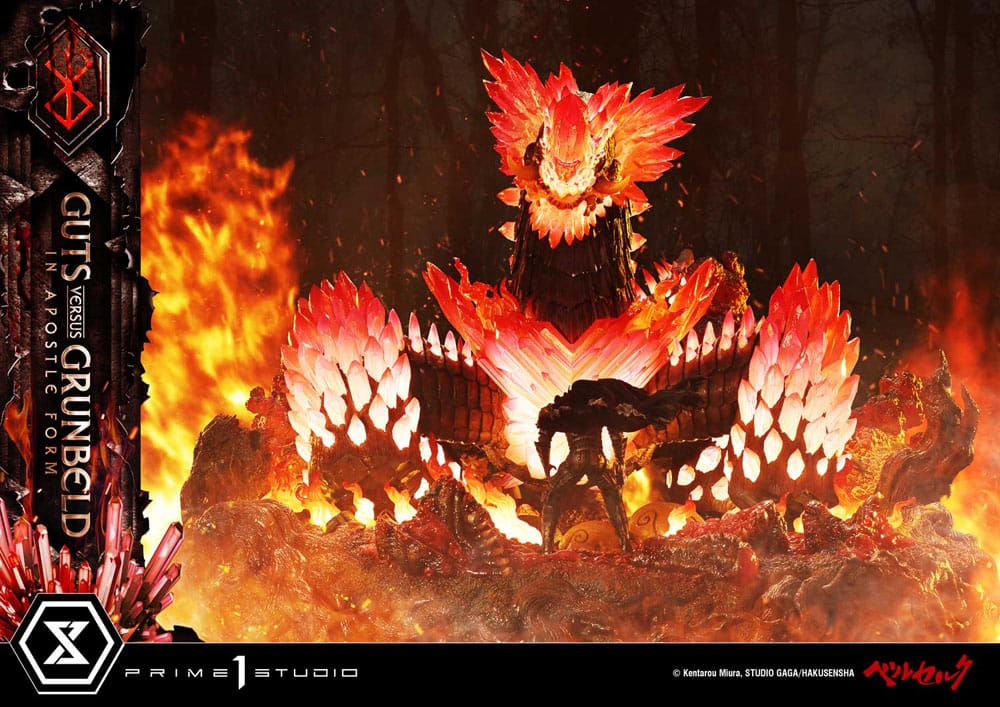Berserk statuette Ultimate Diorama Masterline Series Berserk Guts vs. Grunbeld in Apostle Form 58 cm