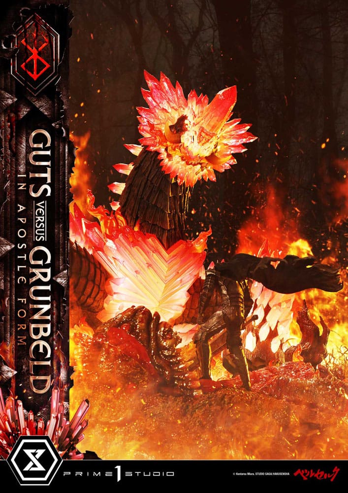 Berserk statuette Ultimate Diorama Masterline Series Berserk Guts vs. Grunbeld in Apostle Form 58 cm
