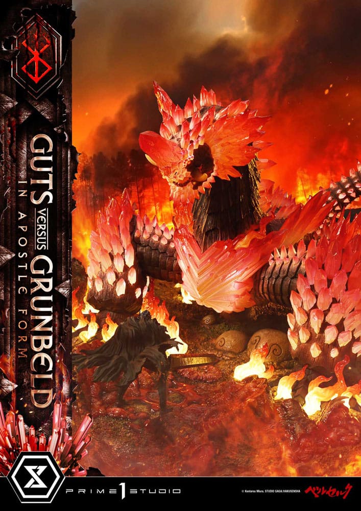 Berserk statuette Ultimate Diorama Masterline Series Berserk Guts vs. Grunbeld in Apostle Form 58 cm
