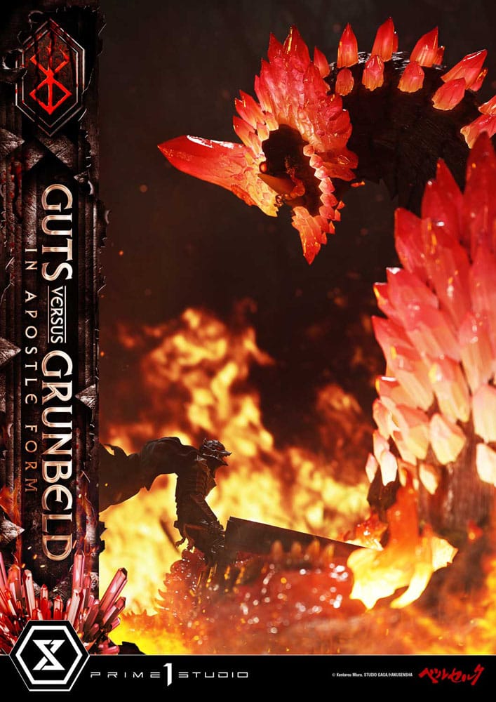Berserk statuette Ultimate Diorama Masterline Series Berserk Guts vs. Grunbeld in Apostle Form 58 cm