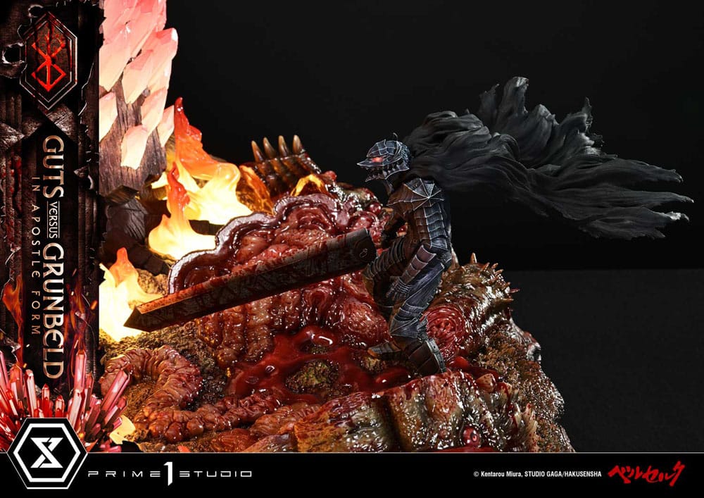Berserk statuette Ultimate Diorama Masterline Series Berserk Guts vs. Grunbeld in Apostle Form 58 cm