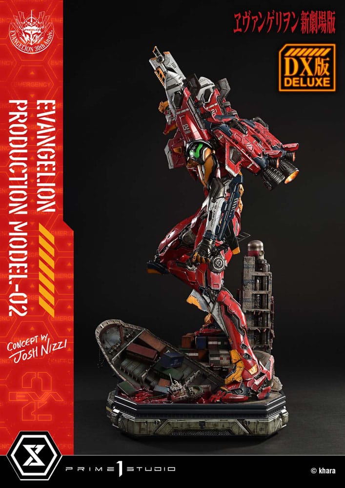 Rebuild of Evangelion statuette Ultimate Diorama Masterline Series Evangelion Production Model-02 (Concept By Josh Nizzi) Deluxe Version 73 cm