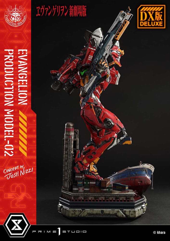 Rebuild of Evangelion statuette Ultimate Diorama Masterline Series Evangelion Production Model-02 (Concept By Josh Nizzi) Deluxe Version 73 cm