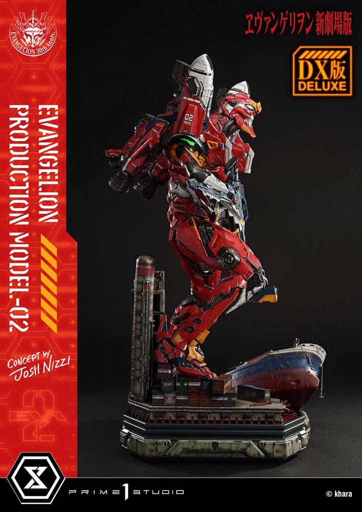 Rebuild of Evangelion statuette Ultimate Diorama Masterline Series Evangelion Production Model-02 (Concept By Josh Nizzi) Deluxe Version 73 cm