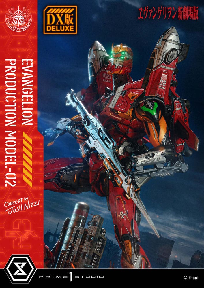 Rebuild of Evangelion statuette Ultimate Diorama Masterline Series Evangelion Production Model-02 (Concept By Josh Nizzi) Deluxe Version 73 cm
