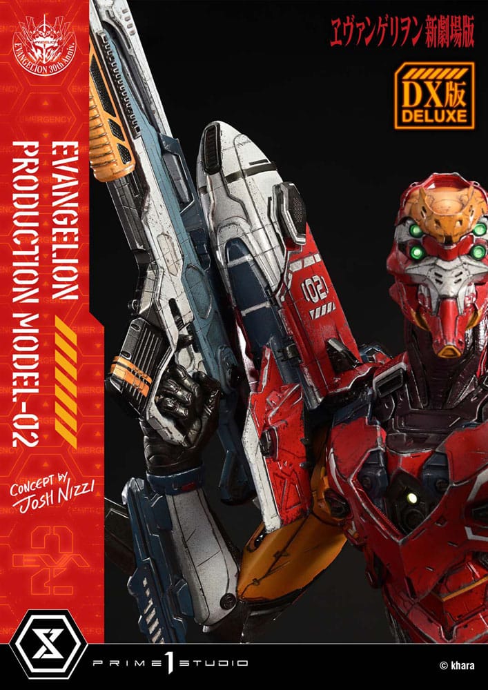 Rebuild of Evangelion statuette Ultimate Diorama Masterline Series Evangelion Production Model-02 (Concept By Josh Nizzi) Deluxe Version 73 cm