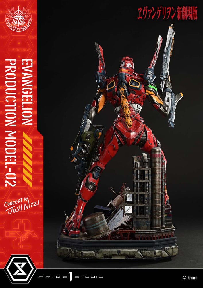 Rebuild of Evangelion statuette Ultimate Diorama Masterline Series Evangelion Production Model-02 (Concept By Josh Nizzi) Deluxe Version 73 cm