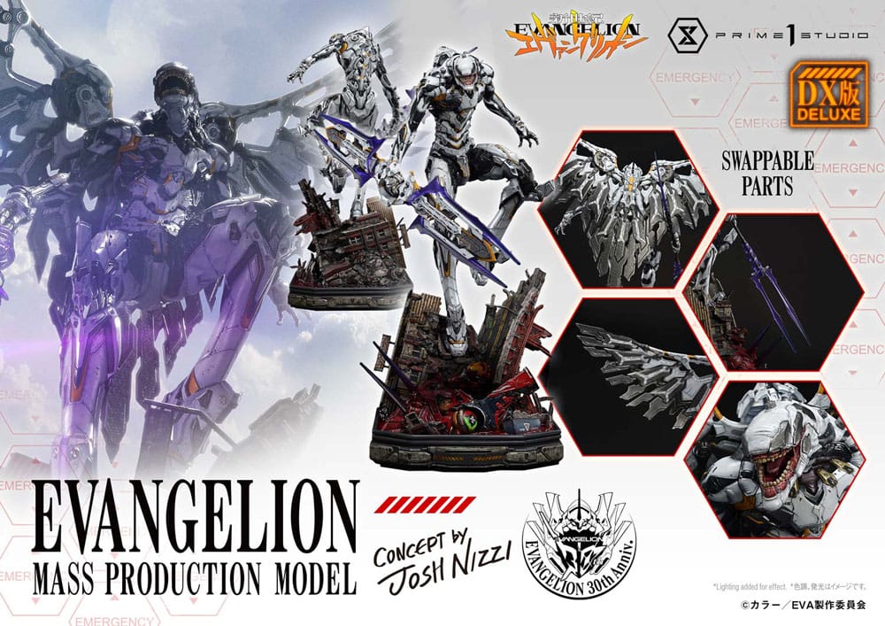 Rebuild of Evangelion statuette Ultimate Diorama Masterline Series Mass Production Model (Concept By Josh Nizzi) Deluxe Version 82 cm