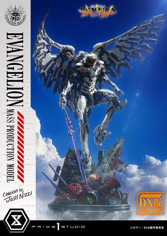 Rebuild of Evangelion statuette Ultimate Diorama Masterline Series Mass Production Model (Concept By Josh Nizzi) Deluxe Version 82 cm