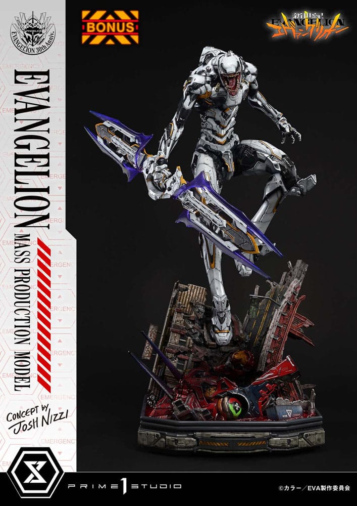 Rebuild of Evangelion statuette Ultimate Diorama Masterline Series Mass Production Model (Concept By Josh Nizzi) Deluxe Bonus Version 82 cm