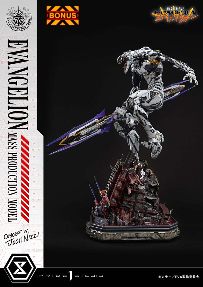 Rebuild of Evangelion statuette Ultimate Diorama Masterline Series Mass Production Model (Concept By Josh Nizzi) Deluxe Bonus Version 82 cm