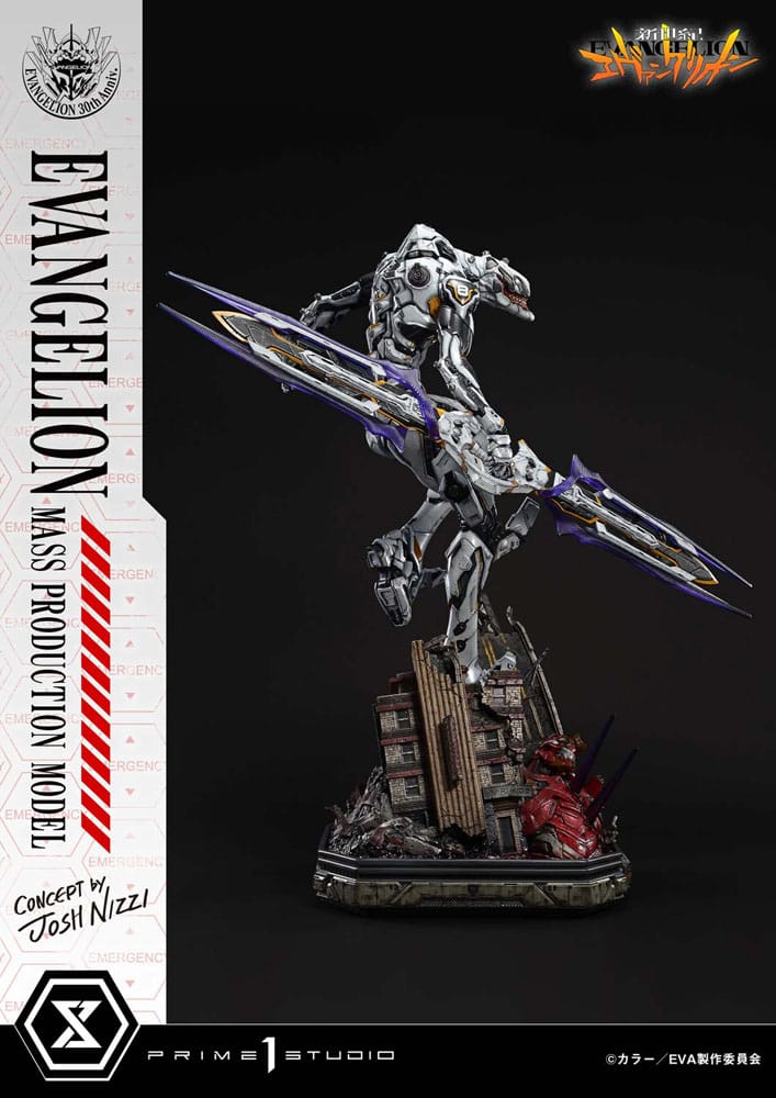 Rebuild of Evangelion statuette Ultimate Diorama Masterline Series Mass Production Model (Concept By Josh Nizzi) Deluxe Bonus Version 82 cm