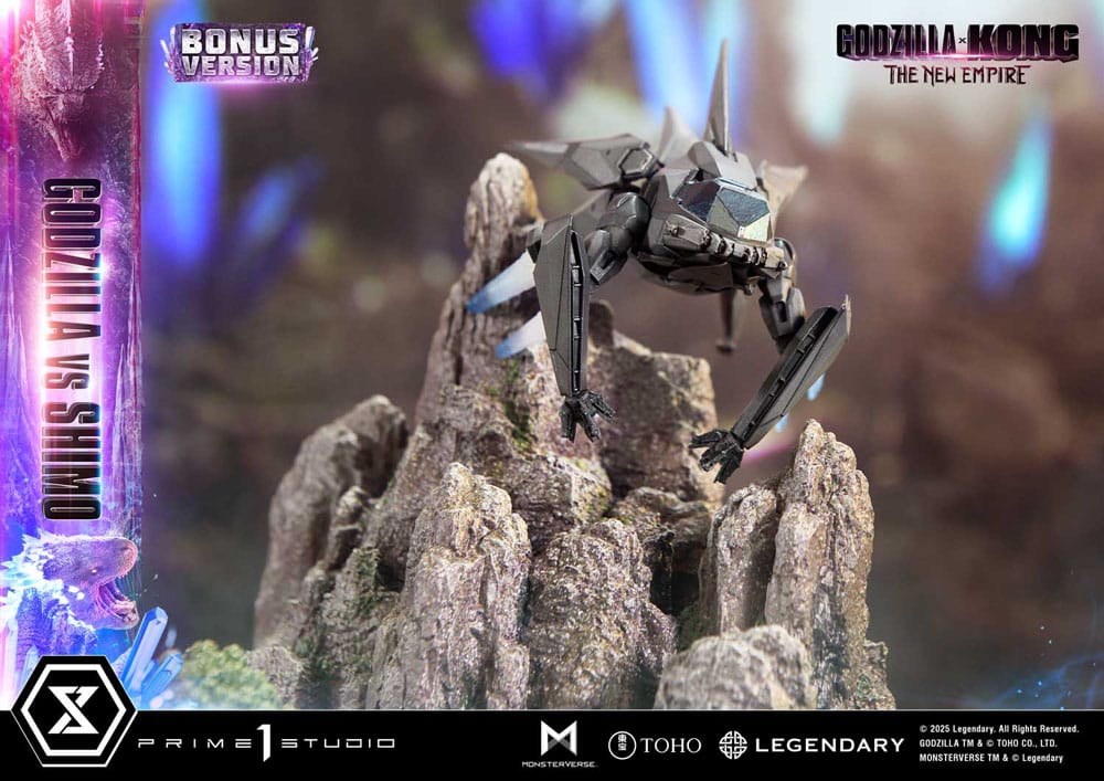 Godzilla x Kong: The New Empire statuette Ultimate Diorama Masterline Series Godzilla vs Shimo Bonus Version 86 cm