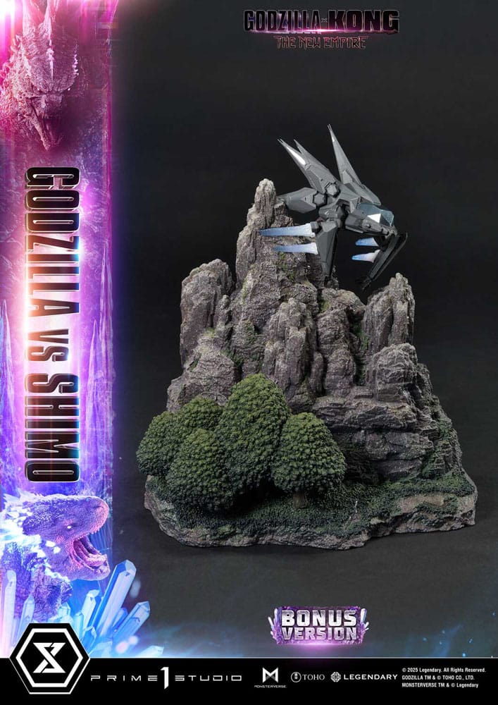 Godzilla x Kong: The New Empire statuette Ultimate Diorama Masterline Series Godzilla vs Shimo Bonus Version 86 cm