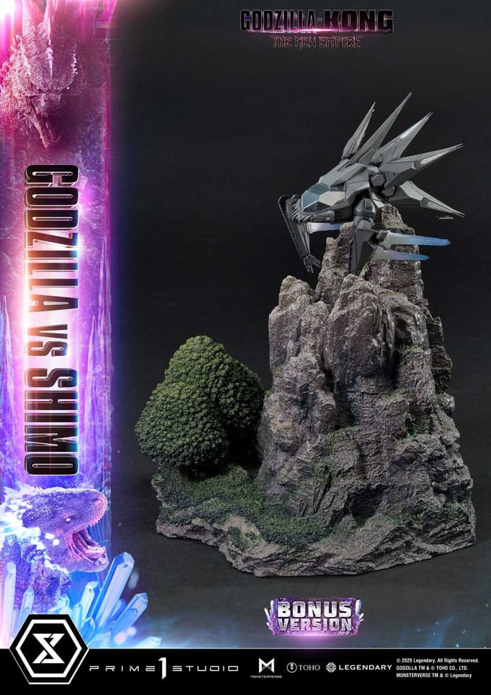 Godzilla x Kong: The New Empire statuette Ultimate Diorama Masterline Series Godzilla vs Shimo Bonus Version 86 cm