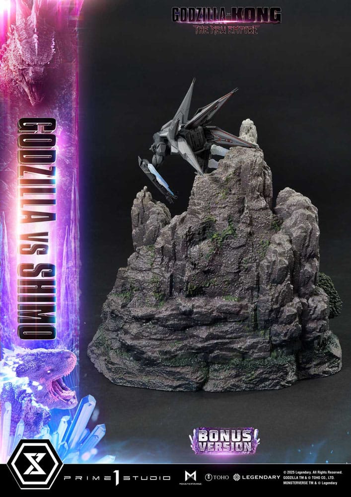 Godzilla x Kong: The New Empire statuette Ultimate Diorama Masterline Series Godzilla vs Shimo Bonus Version 86 cm