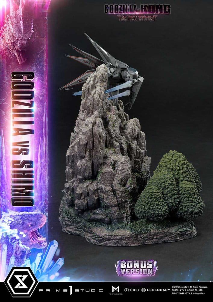 Godzilla x Kong: The New Empire statuette Ultimate Diorama Masterline Series Godzilla vs Shimo Bonus Version 86 cm