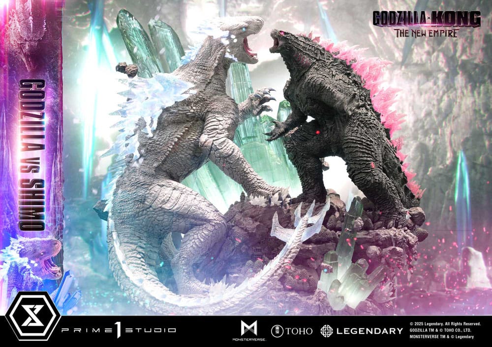 Godzilla x Kong: The New Empire statuette Ultimate Diorama Masterline Series Godzilla vs Shimo Bonus Version 86 cm