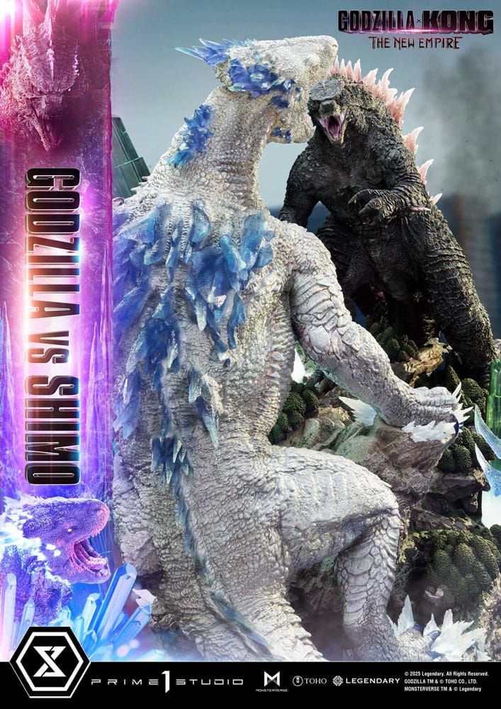 Godzilla x Kong: The New Empire statuette Ultimate Diorama Masterline Series Godzilla vs Shimo Bonus Version 86 cm