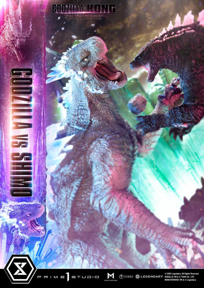 Godzilla x Kong: The New Empire statuette Ultimate Diorama Masterline Series Godzilla vs Shimo Bonus Version 86 cm