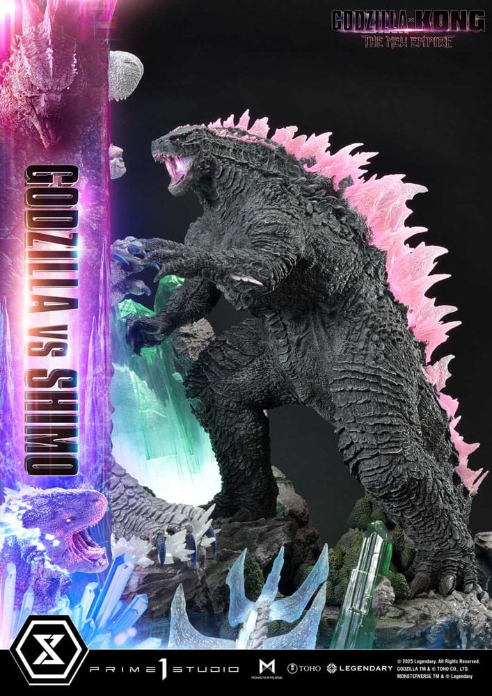 Godzilla x Kong: The New Empire statuette Ultimate Diorama Masterline Series Godzilla vs Shimo Bonus Version 86 cm