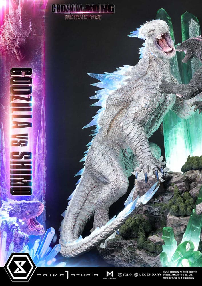 Godzilla x Kong: The New Empire statuette Ultimate Diorama Masterline Series Godzilla vs Shimo Bonus Version 86 cm