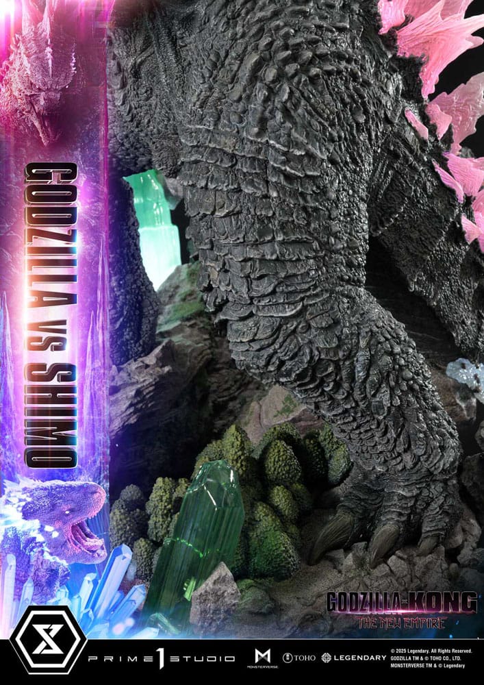 Godzilla x Kong: The New Empire statuette Ultimate Diorama Masterline Series Godzilla vs Shimo Bonus Version 86 cm