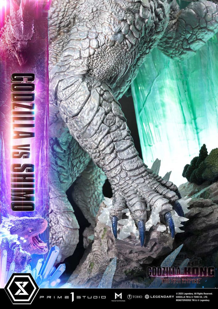 Godzilla x Kong: The New Empire statuette Ultimate Diorama Masterline Series Godzilla vs Shimo Bonus Version 86 cm
