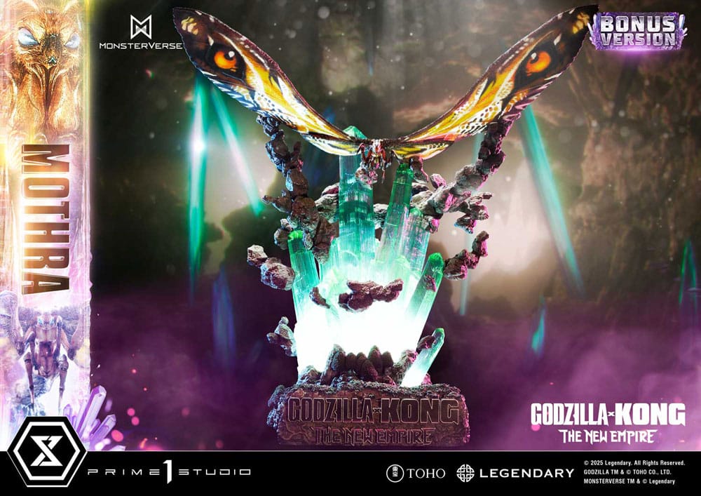 Godzilla x Kong: The New Empire statuette Ultimate Diorama Masterline Series Mothra Bonus Version 113 cm