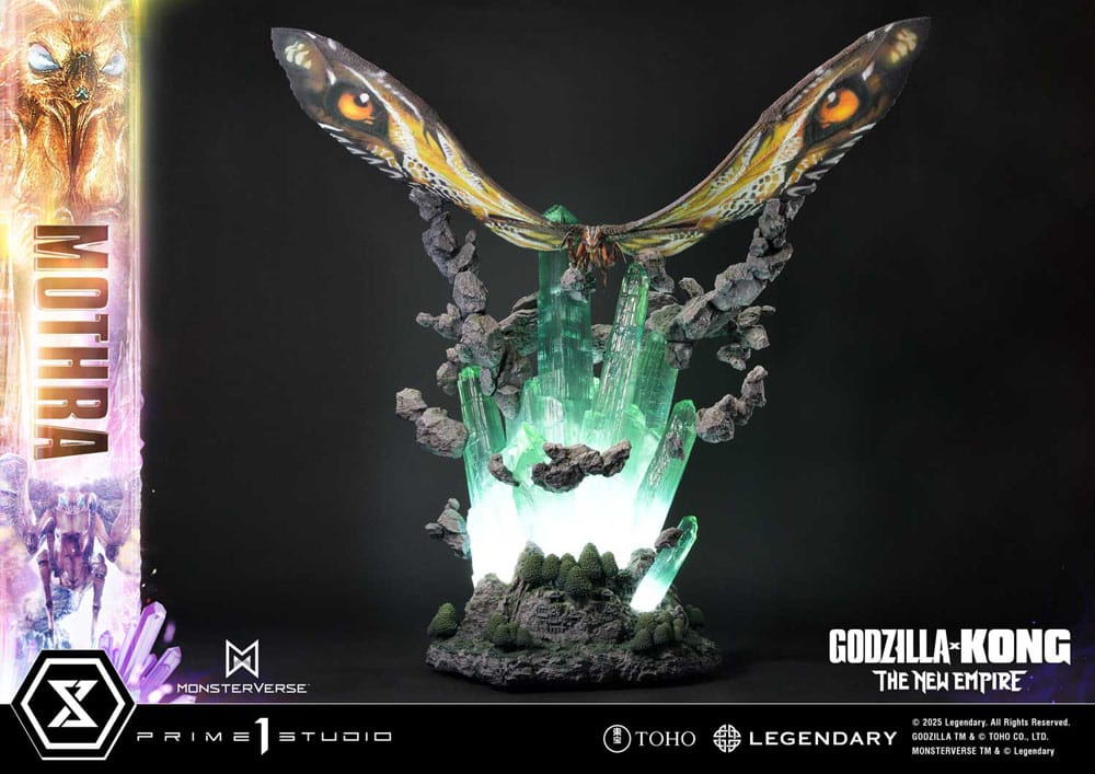 Godzilla x Kong: The New Empire statuette Ultimate Diorama Masterline Series Mothra Bonus Version 113 cm