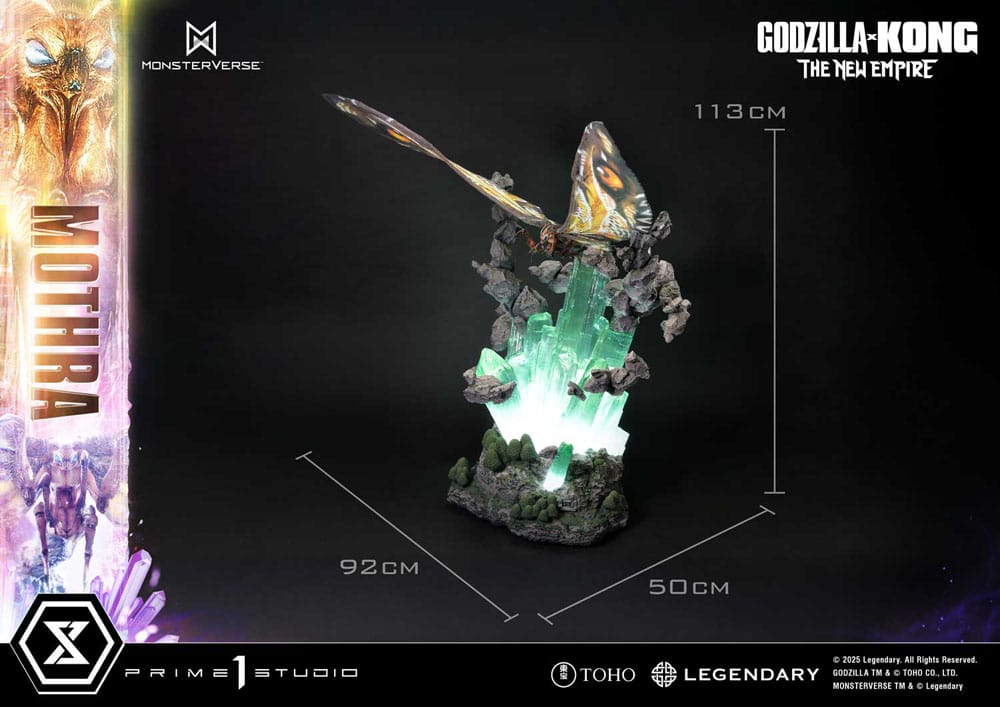 Godzilla x Kong: The New Empire statuette Ultimate Diorama Masterline Series Mothra Bonus Version 113 cm