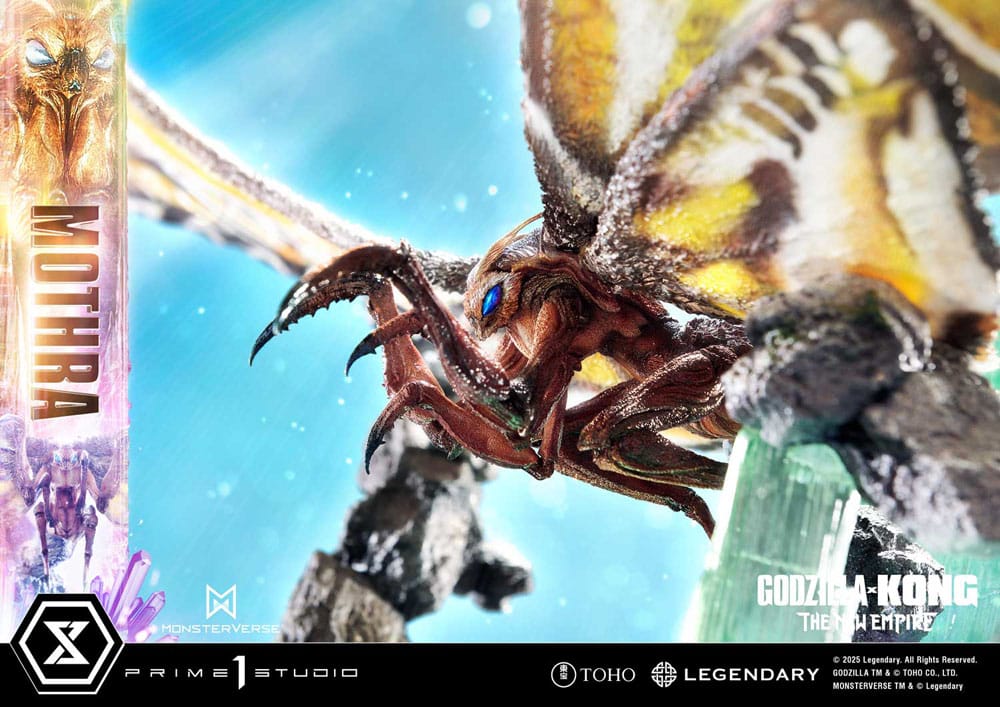 Godzilla x Kong: The New Empire statuette Ultimate Diorama Masterline Series Mothra Bonus Version 113 cm