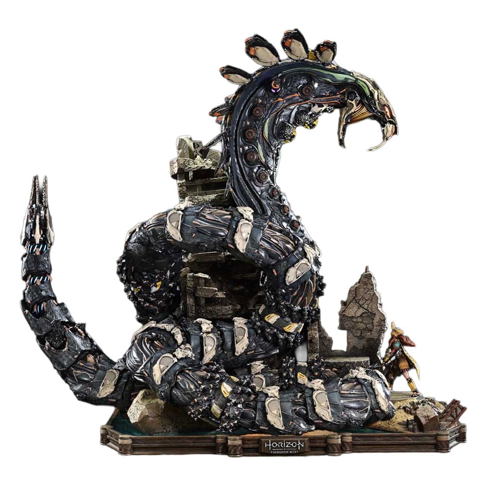 Horizon Forbidden West statuette Ultimate Diorama Masterline Series Aloy vs. The Slitherfang Bonus Version 82 cm