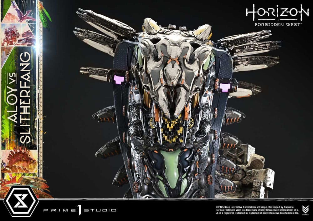 Horizon Forbidden West statuette Ultimate Diorama Masterline Series Aloy vs. The Slitherfang Bonus Version 82 cm
