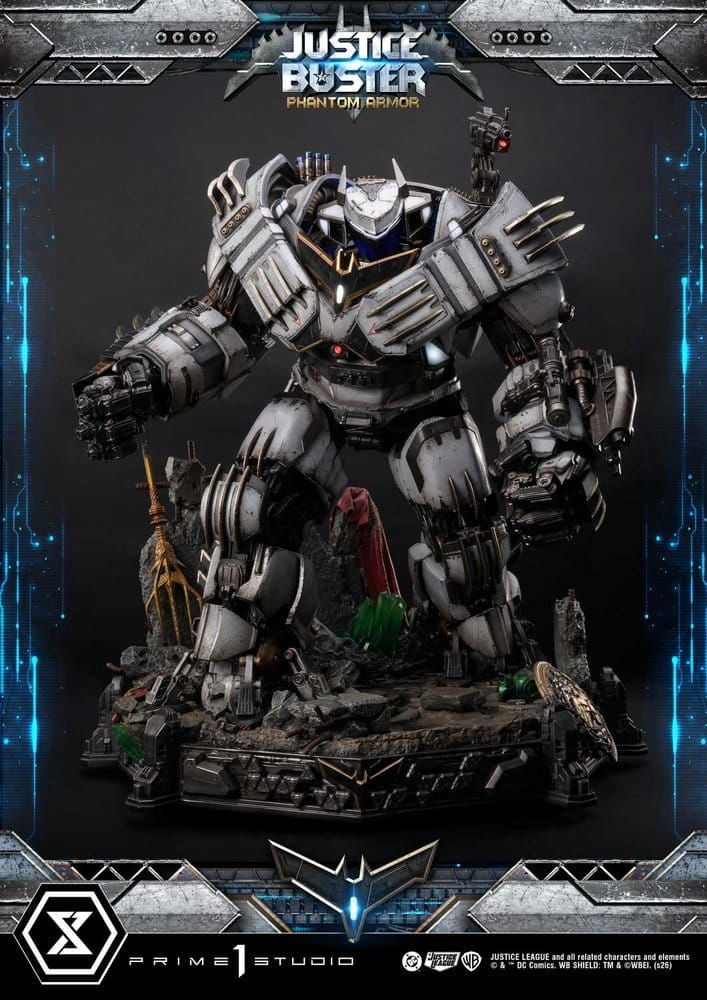 DC Comics Ultimate Museum Masterline Statue Justice Buster: Phantom Armor (Design By Josh Nizzi) 88 cm